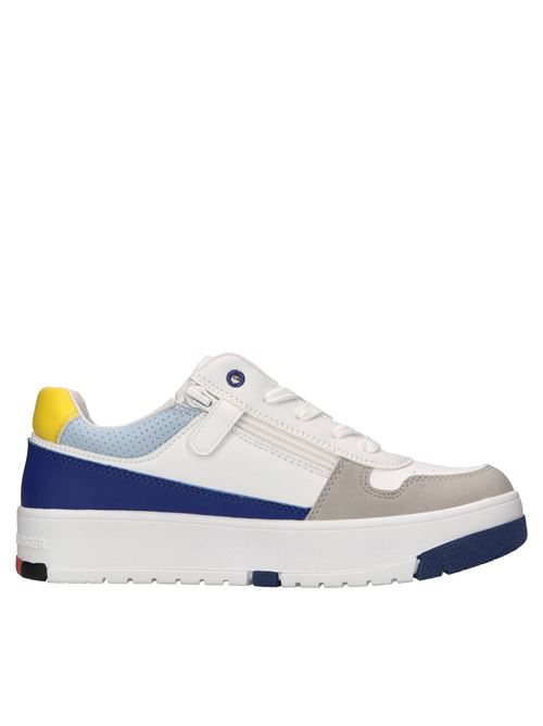 Sneakers in ecopelle e tessuto TOMMY HILFIGER | T3X9-33863-1269Y913BIANCO-GRIGIO-BLU-GIALLO-AZZUR